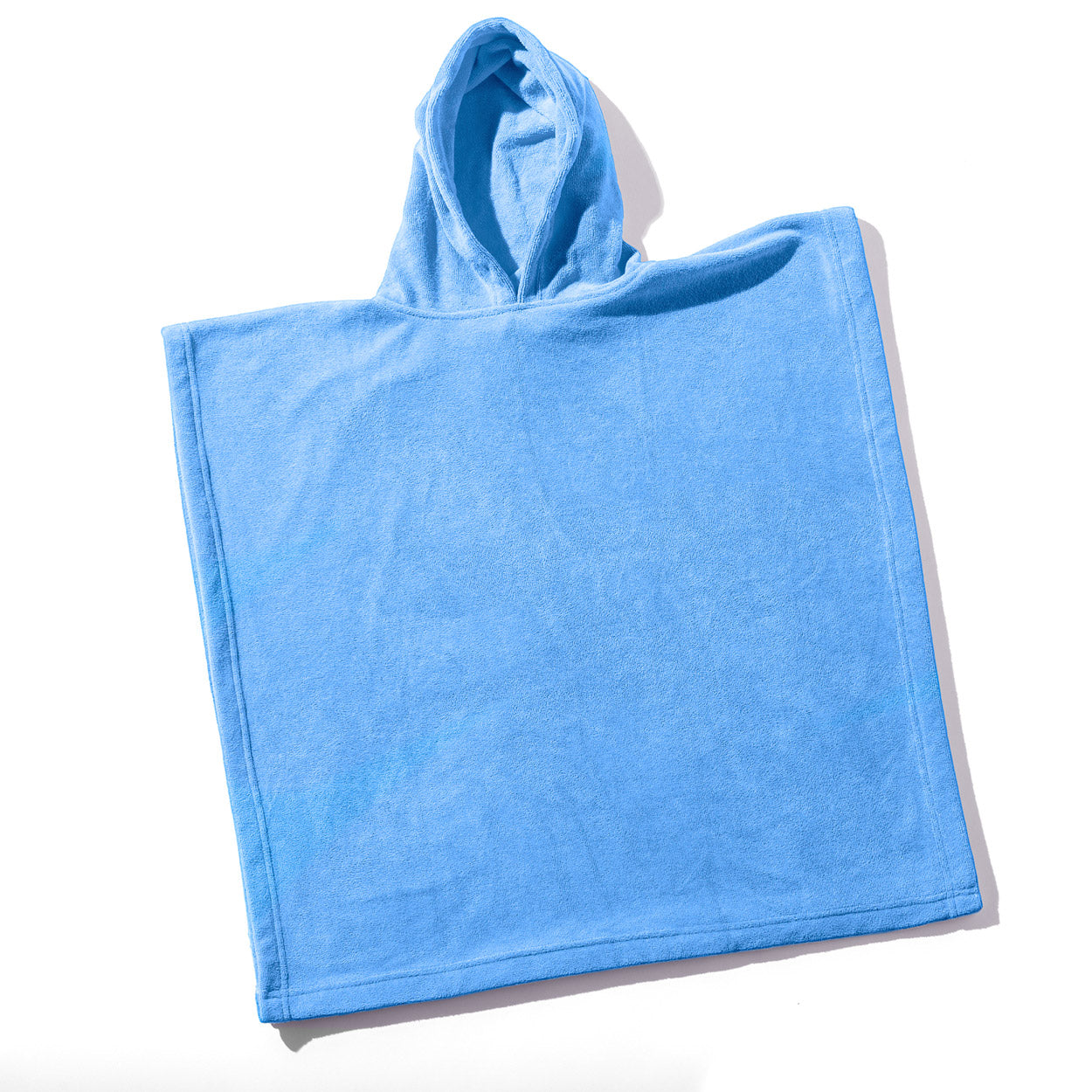 Kids hooded towel in blue– 2–6 years – quick-dry microfibre – Wovii