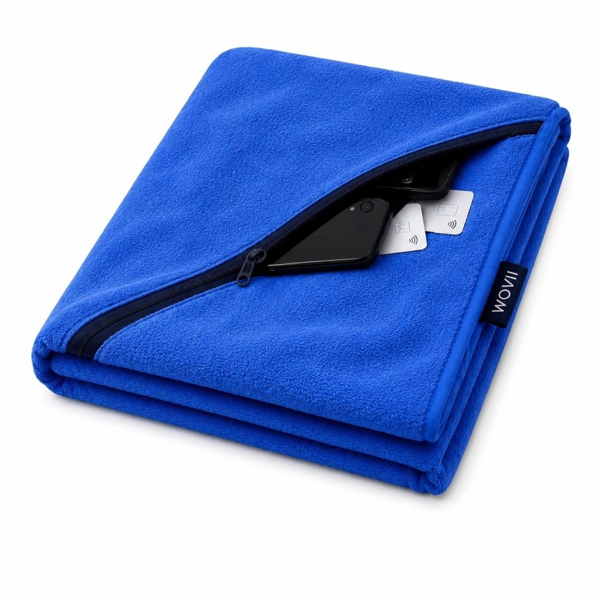 Active XL Gym Towel – with Zip Pocket - Wovii