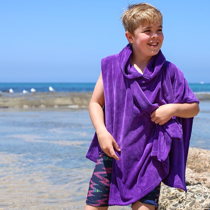 HOODED Wovii Kids Poncho (For ages 7 to 10) - Wovii