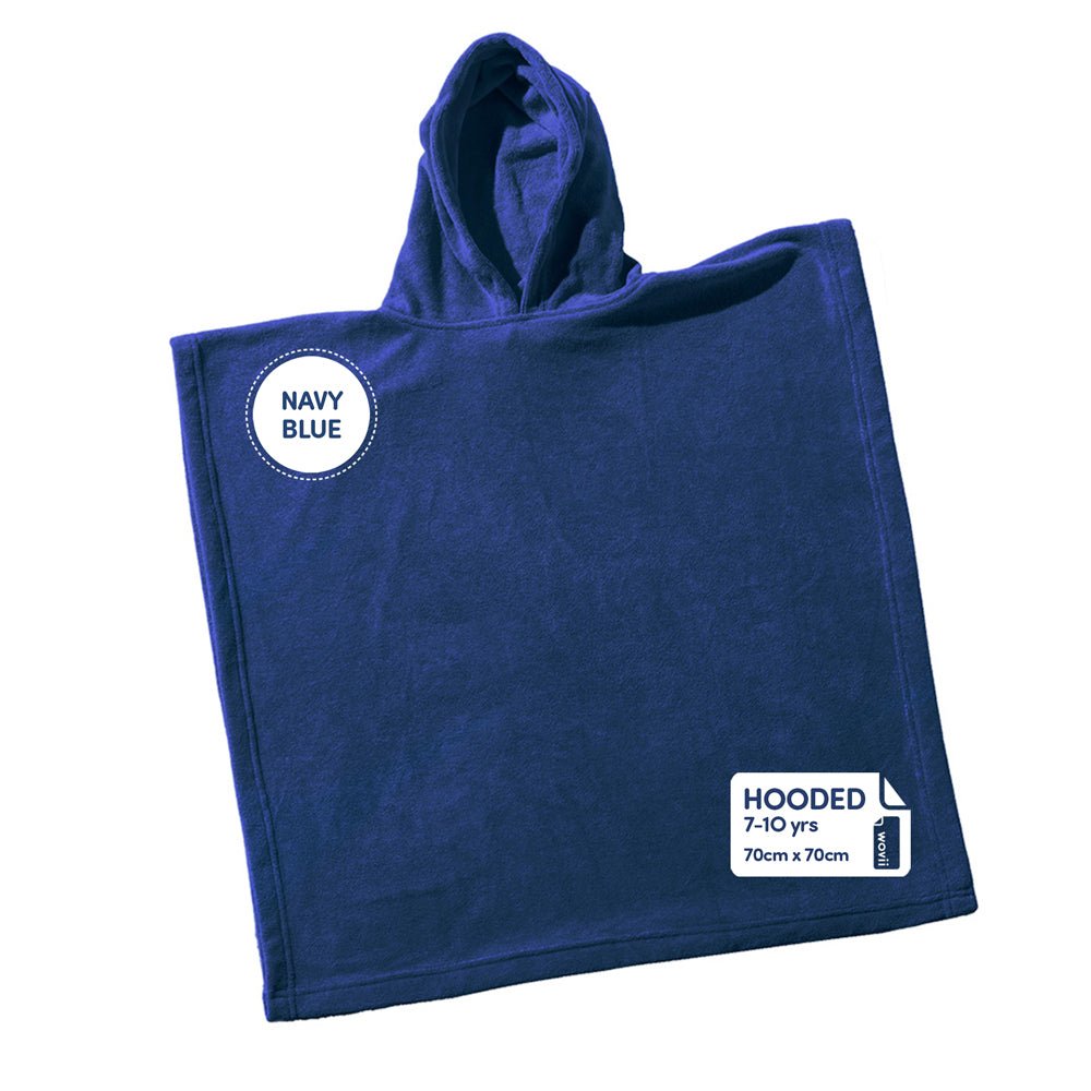 HOODED Wovii Kids Poncho (For ages 7 to 10) - Wovii