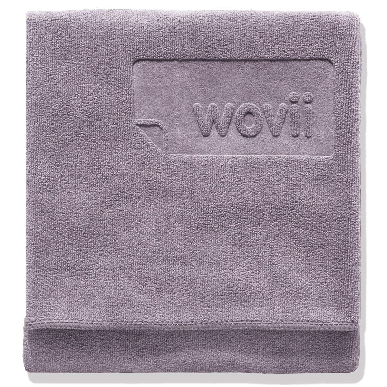sand-free beach towel in grey – quick-dry microfiber – Wovii