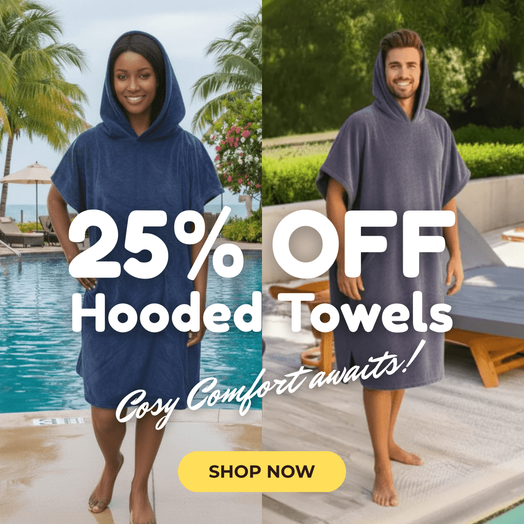 HOODED TOWEL Adult Size MEDIUM - Wovii