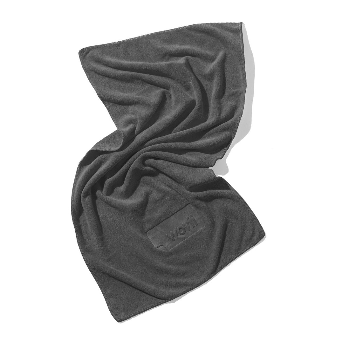 Quick - Dry Hand Towel charcoal – Microfibre - Wovii